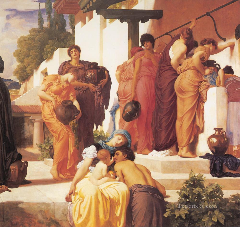 Captive Andromache right Academicism Frederic Leighton Oil Paintings